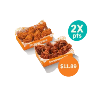 12Pc Wings Bone-in Price - Popeyesmenuusa.com