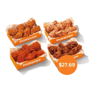 24Pc WIngs Mix 'N Match Price - Popeyesmenuusa.com