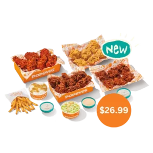 24Pc Boneles Wings Tailgate Bundle - Popeyesmenuusa.com