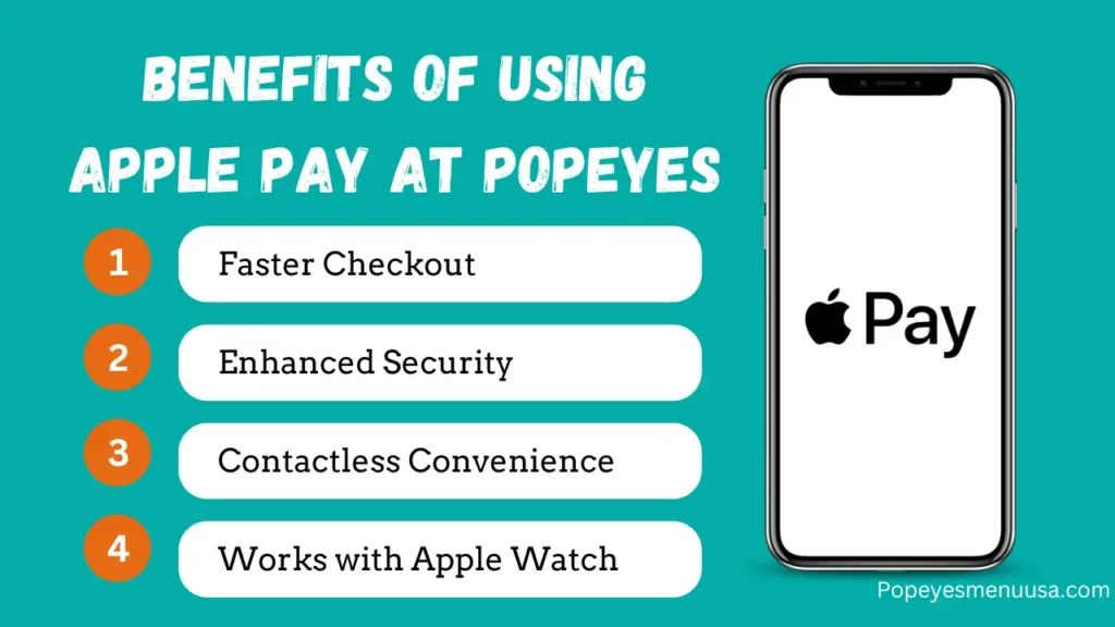 Benefits of using Apple Pay at Popeyes