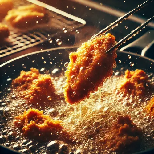 Frying the Popeyes Chicken