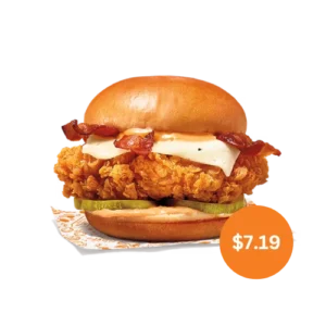 Ghost Pepper Chicken Sandwich with Bacon & Cheese - Popeyesmenuusa.com