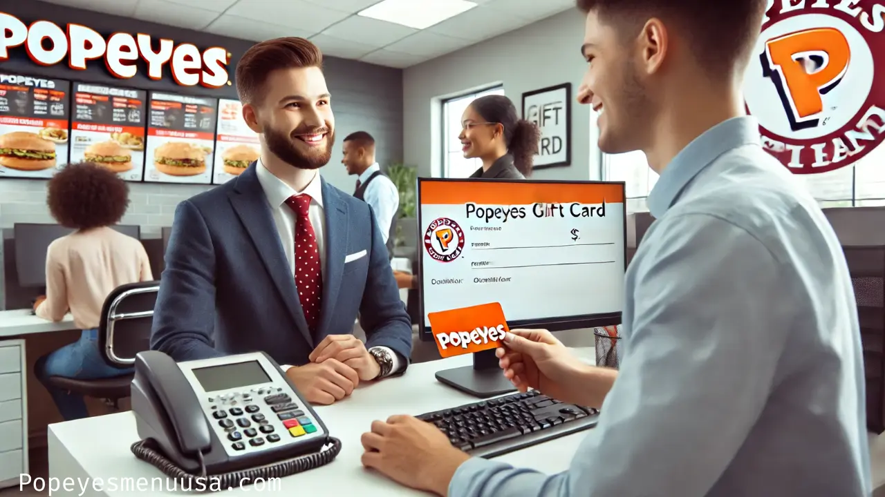 How to Purchase a Popeyes Gift Card