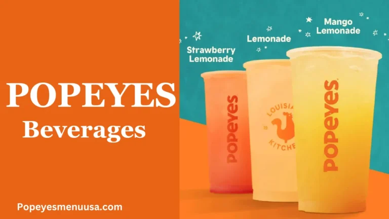 Popeyes Beverages - Popeyesmenuusa.com