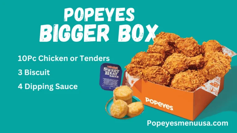 Popeyes Bigger Box 20$