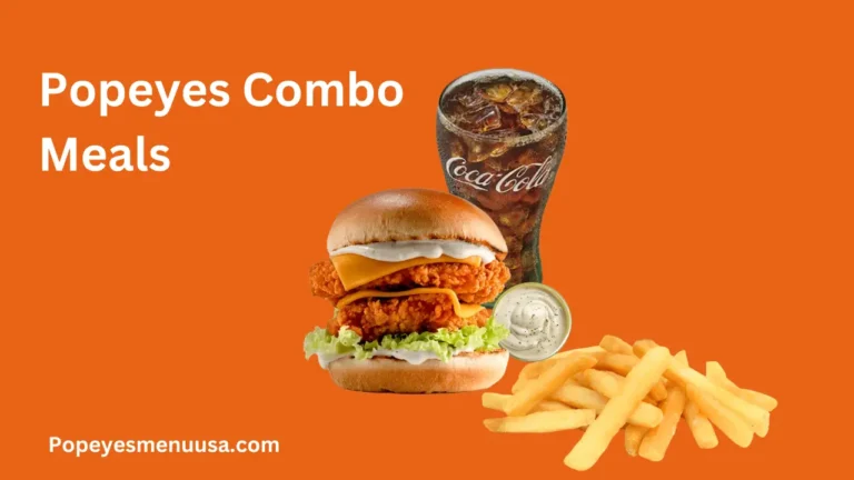 Popeyes Combo Meals - Popeyes Menu USA