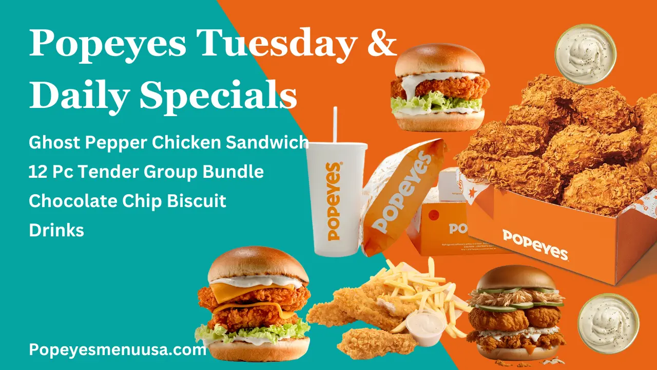 Popeyes Deals on Tuesday