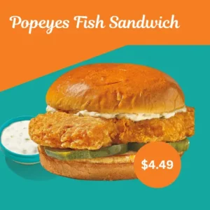 Popeyes Fish Sandwich Price