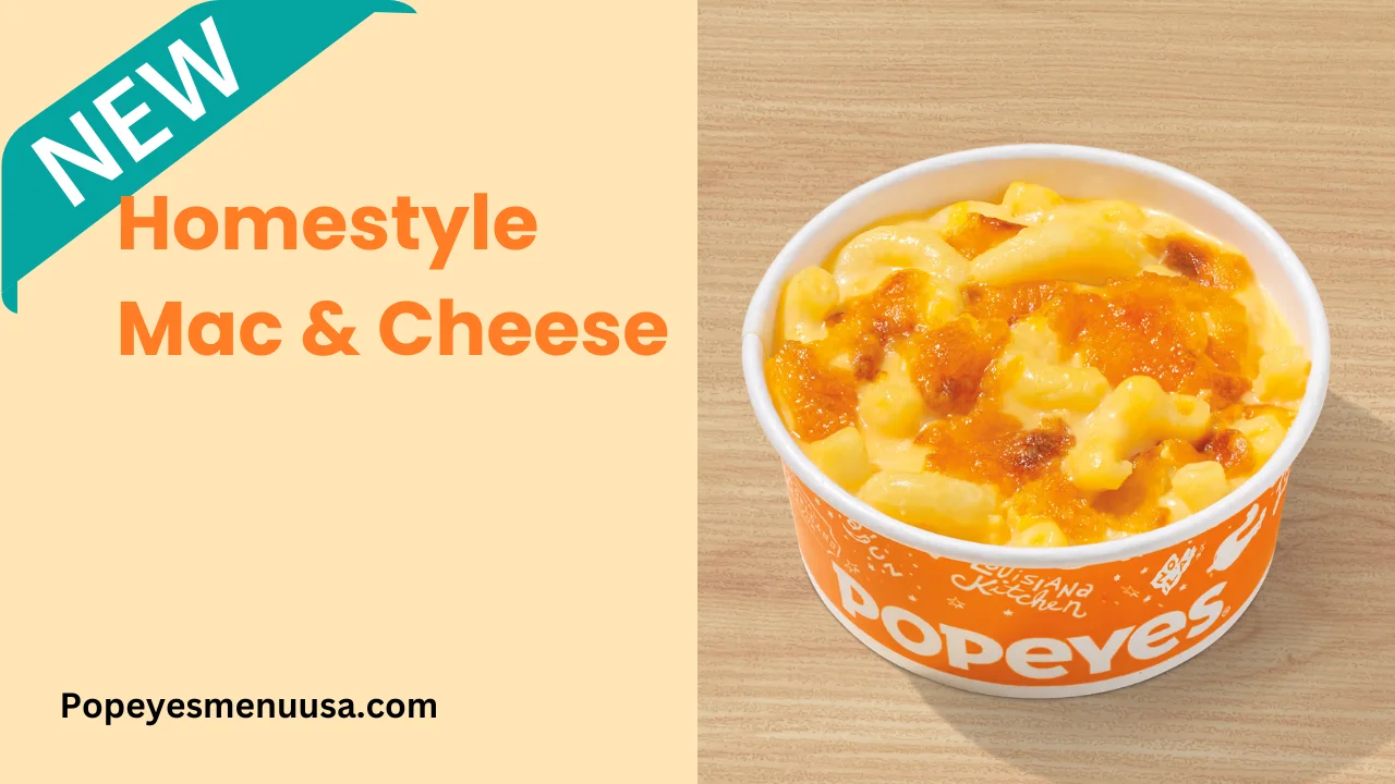 Popeyes Homestyle Mac and Cheese