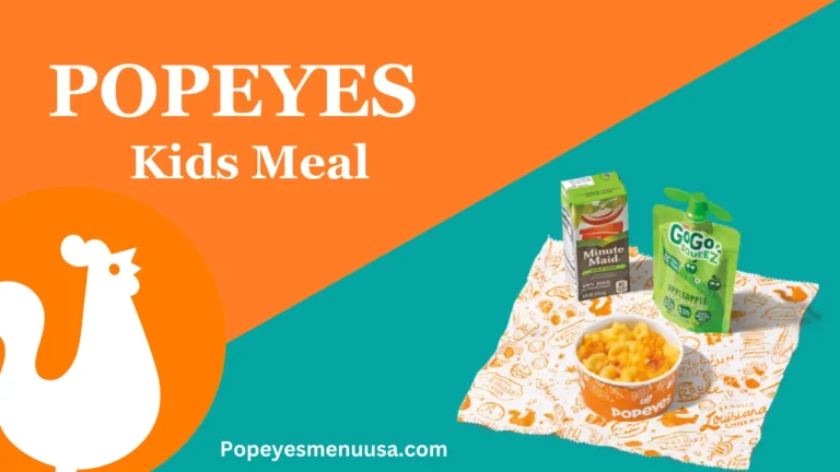 Popeyes Kids Meal- Popeyesmenuusa.com