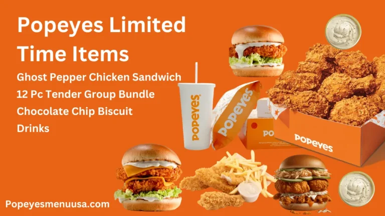 Popeyes Limited Time Items - Popeyes Menu USA