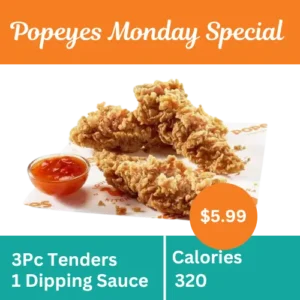 Popeyes Monday Special