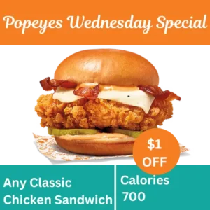 Popeyes Wednesday Special