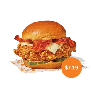 Spicy Bacon & Cheese Chicken Sandwich - Popeyesmenuusa.com