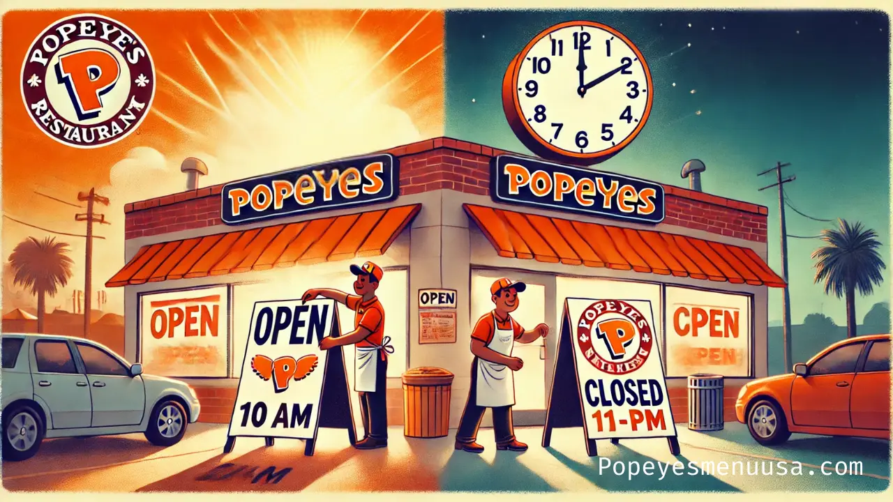 what time do popeyes open