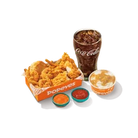 Popeyes Menu with Latest Prices | Updated May 2026 32 Popeyes 4 Pc Butterfly shrimp and 2 pc Tenders Large combo