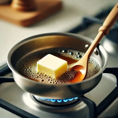 Making the Roux for Popeyes Gravy