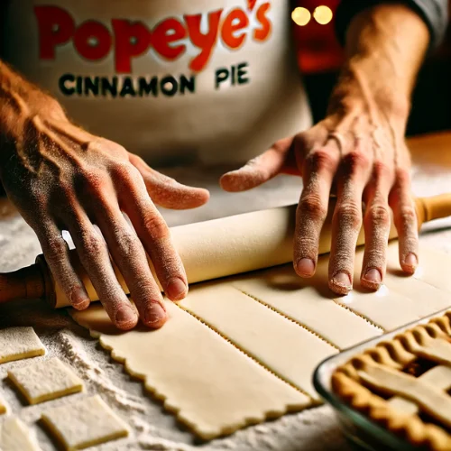 Pie Crust Preparation by rolling out