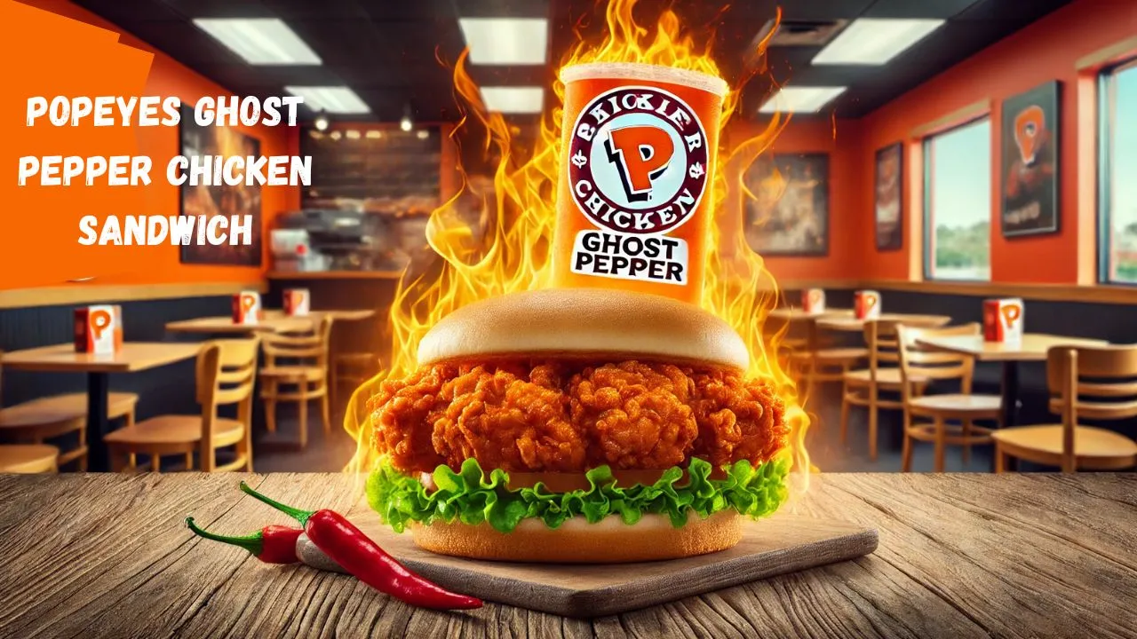 Popeyes Ghost pepper Chicken Sandwich