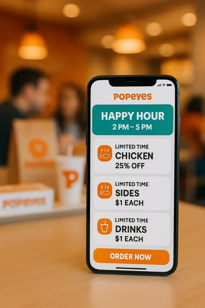 Popeyes Happy Hour Times | Menu & Specials 2025 10 Popeyes Happy Hour deals
