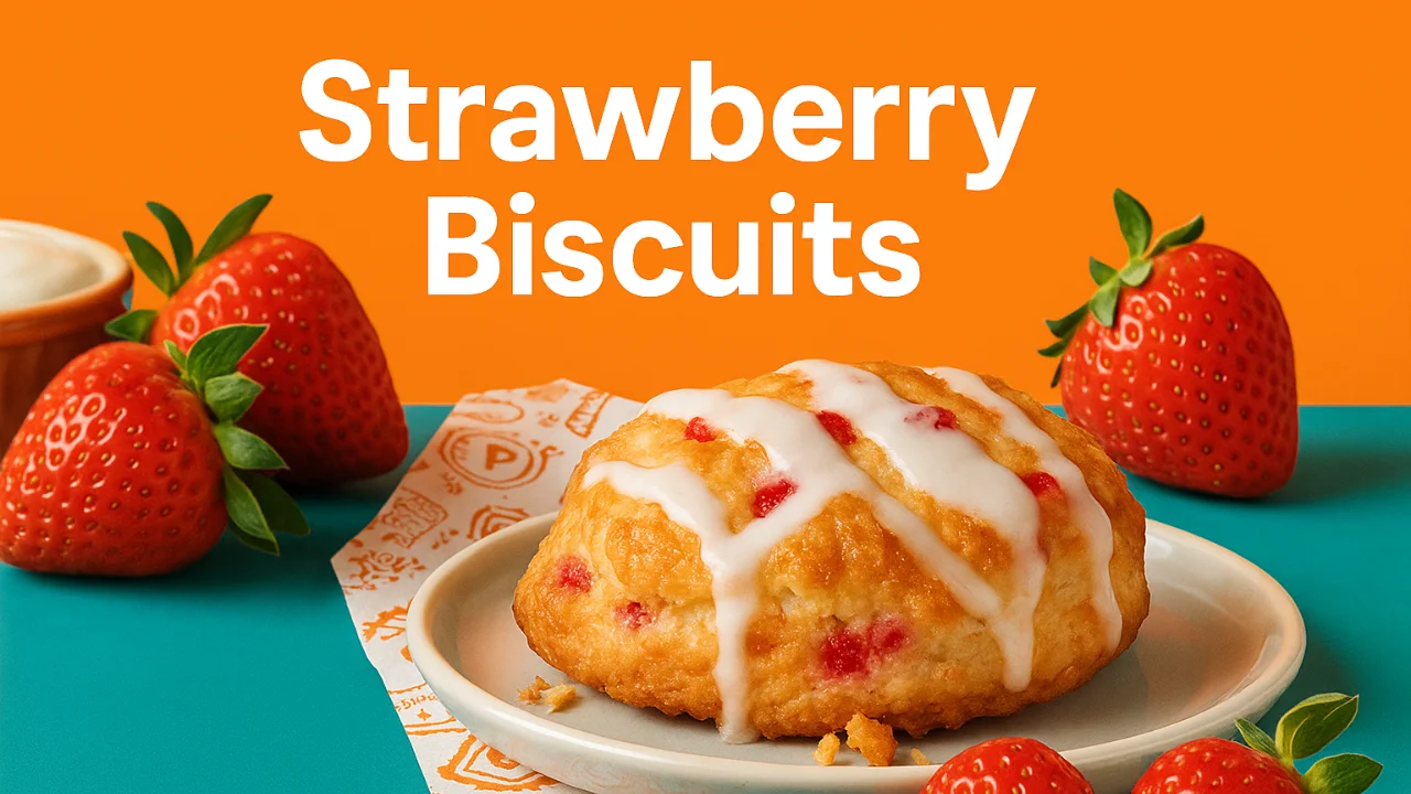 Popeyes Strawberry Biscuit