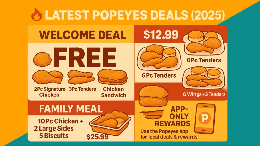 Latest Popeyes Deals