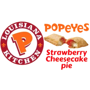 Popeyes Fried Strawberry Cream Cheese Pie