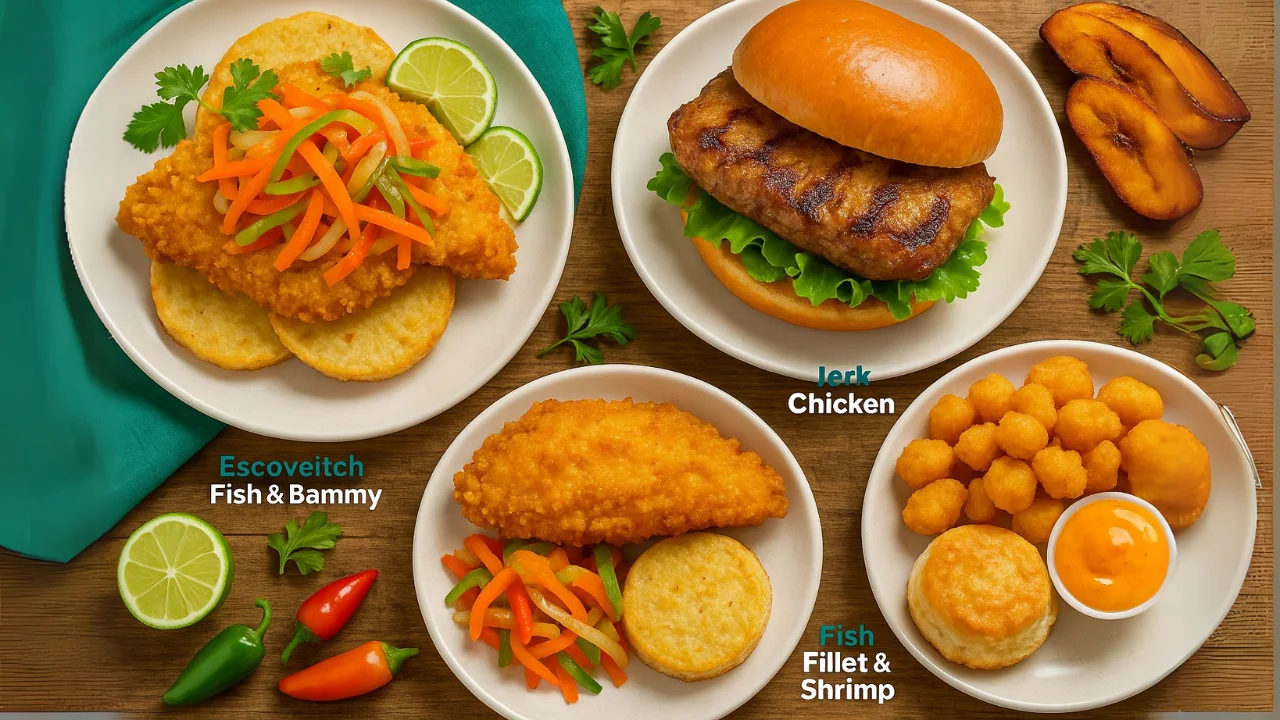 Popeyes Jamaica menu