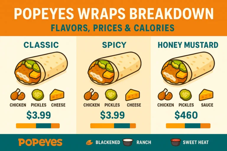 Popeyes Wraps Breakdown