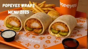 Popeyes wraps menu 2025