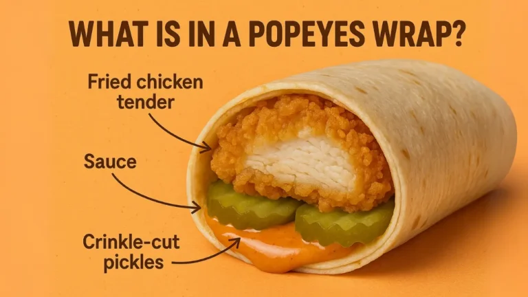 What's in a Popeyes Wrap