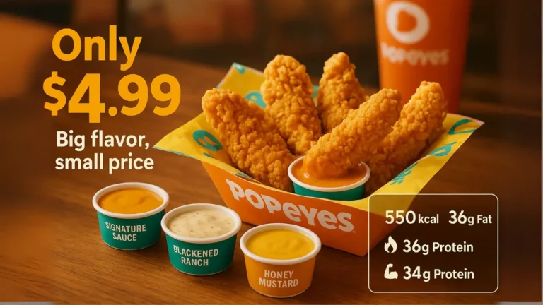 Popeyes Chicken Dippers Calories, Price, & Taste Guide 2025 3 Popeyes Chicken Dippers Price