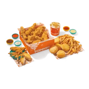 Popeyes Blackened Tenders Price, Calories & Recipe 2025 13 16 pc blackened chicken tenders family meal