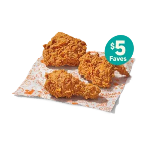 Popeyes $5 Deal Faves Menu 2026 3 Popeyes $5 3pc signature Chicken
