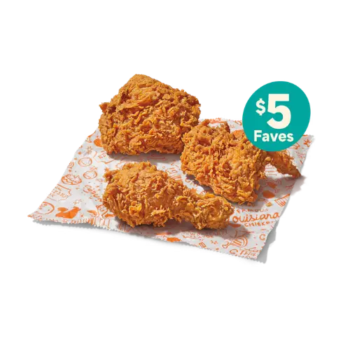 Popeyes Menu with Latest Prices | Updated July 2026 6 Popeyes $5 3pc signature Chicken