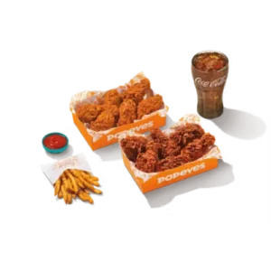 The Ultimate Popeyes Wings Menu with Latest Prices 2026 5 12Pc Bone-In Wings Combo
