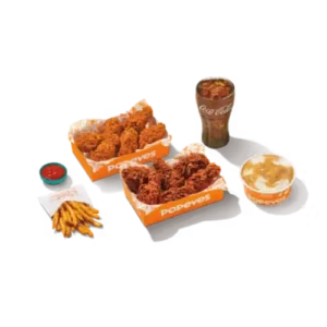 The Ultimate Popeyes Wings Menu with Latest Prices 2026 7 12Pc Bone-In Wings Large Combo