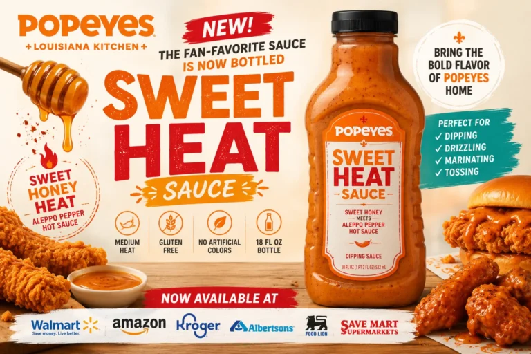Popeyes sweet heat sauce 2026