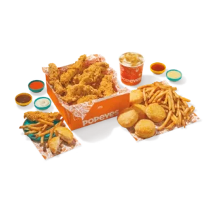 Popeyes Menu with Latest Prices | Updated July 2026 76 Popeyes 16pc tenders Family Meal